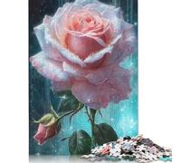 Rompecabezas de 1000 piezas Con diseño de Flores Para adultos, Ideal Para Halloween, decoración única Para el hogar y Regalos (75 x 50 cm)