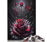Rompecabezas de 1000 piezas Con diseño de Flores Para adultos, Ideal Para Halloween, decoración única Para el hogar y Regalos (75 x 50 cm)