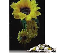 Rompecabezas de 1000 piezas Con diseño de Flores Para adultos y Adolescentes, de Madera, Ideal como juego educativo, Regalo de cumpleaños, 1000 piezas (75 x 50 cm)