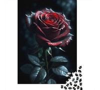 Rompecabezas de 1000 piezas Con diseño de Flores Para adultos y Adolescentes, juegos educativos Para el hogar, juguetes de bricolaje, Regalos de Navidad, 1000 piezas (38 x 26 cm)