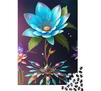 Rompecabezas de 1000 piezas Con diseño de Flores Para adultos y Adolescentes. Regalos de Nochebuena. 1000 piezas (38 x 26 cm).