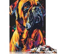 Rompecabezas de 1000 piezas Con diseño de Perro mastín Para adultos, Ideal como Regalo de Halloween, Para decoración Del hogar, 1000 piezas (75 x 50 cm)