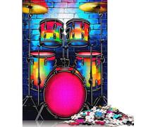 Rompecabezas de 1000 piezas Con Grafiti de neón colorido Para adultos, Ideal como Regalo de Halloween, decoración única Para el hogar y Regalos, 1000 piezas (75 x 50 cm)