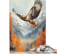 Rompecabezas de 1000 piezas de águila Real en Vuelo Para adultos y Adolescentes, juegos educativos Para el hogar, juguetes de bricolaje, Regalos de Navidad, 1000 piezas (75 x 50 cm)