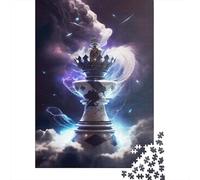 Rompecabezas de 1000 piezas de ajedrez espacial Para adultos, Ideal Para Halloween, Ideal Para divertirse en Familia y disfrutar de una Noche de juegos. 1000 piezas (38 x 26 cm)