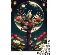 Rompecabezas de 1000 piezas de animales y Aves Para adultos y Adolescentes, de Madera, juego educativo, desafío, juguete, Regalo de cumpleaños, 1000 piezas (38 x 26 cm)