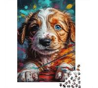 Rompecabezas de 1000 piezas de animales y Perros Para adultos, Ideal Para Halloween, Ideal Para divertirse en Familia y jugar en la Noche. 1000 piezas (38 x 26 cm)