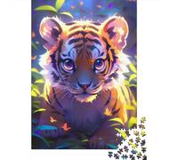 Rompecabezas de 1000 piezas de Anime Dream Tiger Para adultos y Adolescentes. Rompecabezas de Madera Para diversión Familiar y Noches de juegos. 1000 piezas (38 x 26 cm).