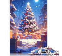 Rompecabezas de 1000 piezas de árbol de Navidad colorido Para adultos, rompecabezas de Madera, juego educativo Para Adolescentes, 1000 piezas (75 x 50 cm)