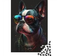Rompecabezas de 1000 piezas de Bulls Dogs Para adultos y Adolescentes, juegos educativos Para el hogar, juguetes de bricolaje, Regalos de Navidad, 1000 piezas (38 x 26 cm)