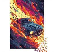 Rompecabezas de 1000 piezas de coches deportivos de Colores Para adultos y Adolescentes. Rompecabezas de Madera Para divertirse en Familia y disfrutar de la Noche de juegos. 1000 piezas (38 x 26 cm).