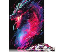 Rompecabezas de 1000 piezas de dragón de Anime Para adultos, rompecabezas de Madera Para Adolescentes, Hombres y Mujeres, Regalo de 1000 piezas (75 x 50 cm)