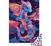 Rompecabezas de 1000 piezas de dragones bebés de Colores Para adultos y Adolescentes, juegos educativos Para el hogar, juguetes de bricolaje, Regalos de Navidad, 1000 piezas (38 x 26 cm)