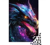 Rompecabezas de 1000 piezas de dragones de Anime Para adultos y Adolescentes, juegos educativos Para el hogar, juguetes de bricolaje, Regalos de Navidad, 1000 piezas (38 x 26 cm)