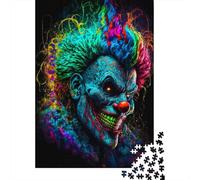 Rompecabezas de 1000 piezas de El Payaso Psicótico Para adultos, Regalo de Halloween, rompecabezas de Papel Para adultos, 1000 piezas (38 x 26 cm)