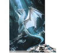 Rompecabezas de 1000 piezas de El Resurgimiento de Los Dragones Blancos, Regalo de Navidad, rompecabezas de Papel Para Adolescentes, rompecabezas Divertidos de 1000 piezas (75 x 50 cm)