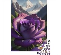 Rompecabezas de 1000 piezas de Flores artísticas Para adultos, rompecabezas difíciles Para adultos, rompecabezas Divertidos Para toda la Familia, 1000 piezas (38 x 26 cm)