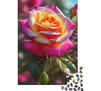 Rompecabezas de 1000 piezas de Flores artísticas Para adultos, rompecabezas difíciles Para adultos, rompecabezas Divertidos Para toda la Familia, 1000 piezas (38 x 26 cm)