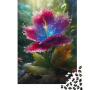 Rompecabezas de 1000 piezas de Flores artísticas Para adultos y Adolescentes, juguetes educativos de Madera, 1000 piezas (38 x 26 cm)