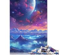 Rompecabezas de 1000 piezas de galaxias coloridas Para adultos, Regalo de Halloween, rompecabezas de Madera Para adultos, Para diversión Familiar y Noche de juegos, 1000 piezas (75 x 50 cm)