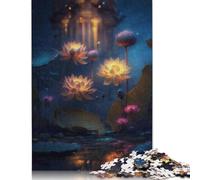 Rompecabezas de 1000 piezas de Galaxy Art Lotus Para adultos y Adolescentes, de Madera, juego educativo, desafío, juguete, Regalo de cumpleaños, 1000 piezas (75 x 50 cm)