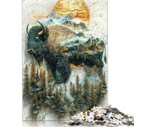 Rompecabezas de 1000 piezas de Guardian of The Wilds Para adultos, juego educativo de Papel Para Adolescentes (75 x 50 cm)
