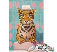 Rompecabezas de 1000 piezas de Jaguar Con Papel higiénico Para adultos y Adolescentes. Rompecabezas Para diversión Familiar y Noches de juegos. 1000 piezas (75 x 50 cm).