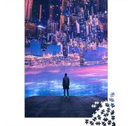 Rompecabezas de 1000 piezas de la Ciudad de Los Sueños Para adultos. Regalos de Halloween. Decoración única Para el hogar y Regalos. 1000 piezas (38 x 26 cm).