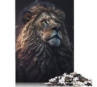Rompecabezas de 1000 piezas de león Con Arte Animal Para adultos, rompecabezas de Madera, juego educativo Para Adolescentes, 1000 piezas (75 x 50 cm)