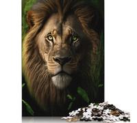 Rompecabezas de 1000 piezas de león Con Arte Animal Para adultos y Adolescentes, juguete educativo de Madera, 1000 piezas (75 x 50 cm)