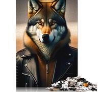 Rompecabezas de 1000 piezas de Lobos Para adultos, Ideal como Regalo de Halloween, Para mayores de 14 años, 1000 piezas (75 x 50 cm)