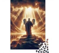 Rompecabezas de 1000 piezas de Los Mandamientos Para adultos y Adolescentes. Rompecabezas Para diversión Familiar y Noches de juegos. 1000 piezas (38 x 26 cm).