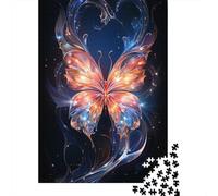 Rompecabezas de 1000 piezas de mariposas de otro Universo Para adultos, Regalo de Halloween, rompecabezas de Madera Para adultos, Para diversión Familiar y Noche de juegos (38 x 26 cm)