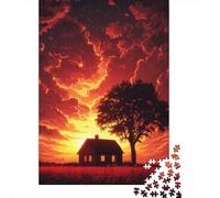 Rompecabezas de 1000 piezas de nubes de Colores Para adultos, Regalo de Halloween, rompecabezas de Madera Para Adolescentes, decoración única Para el hogar y Regalos, 1000 piezas (38 x 26 cm)
