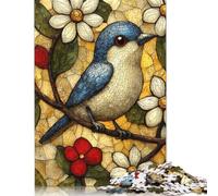 Rompecabezas de 1000 piezas de pájaro en rama, mosaico, Para adultos, Regalo de Halloween, rompecabezas de Papel, 1000 piezas (75 x 50 cm)