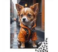 Rompecabezas de 1000 piezas de Perro Con diseño de animales Para Adolescentes, Regalos de Madera Para adultos, juegos educativos Para el hogar, juguetes de bricolaje, 1000 piezas (38 x 26 cm)