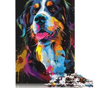 Rompecabezas de 1000 piezas de Perro de montaña suizo Para adultos y Adolescentes, juegos educativos Para el hogar, juguetes de bricolaje, Regalos de Navidad, 1000 piezas (75 x 50 cm)