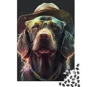 Rompecabezas de 1000 piezas de Perros labradores Para adultos, Regalo de Halloween, rompecabezas de Madera Para adultos y Adolescentes, rompecabezas educativo de 1000 piezas (38 x 26 cm)