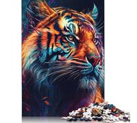 Rompecabezas de 1000 piezas de The Mighty Tiger Para adultos, Ideal Para Adolescentes a partir de 12 años. Regalo de Nochebuena (75 x 50 cm).