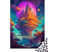Rompecabezas de 1000 piezas de Un Castillo espacial Para adultos y Adolescentes, juguete educativo de Madera, 1000 piezas (75 x 50 cm)