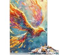 Rompecabezas de 1000 piezas de Un fénix de fantasía colorido Para adultos y Adolescentes. Rompecabezas Para diversión Familiar y Noches de juegos. 1000 piezas (75 x 50 cm).