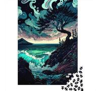 Rompecabezas de 1000 piezas de Un hermoso amanecer Para adultos. Rompecabezas Para adultos. Regalo de Halloween. Edades 14+. 1000 piezas (75 x 50 cm).