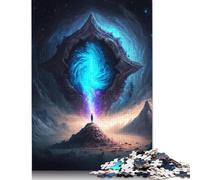 Rompecabezas de 1000 piezas de Un hermoso planeta alienígena Para adultos. Juego educativo de Madera Para Adolescentes (75 x 50 cm).