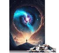 Rompecabezas de 1000 piezas de Un hermoso planeta alienígena Para adultos. Regalo de Halloween. Rompecabezas de Madera Para adultos. Diversión Familiar y Noche de juegos. 1000 piezas (75 x 50 cm).