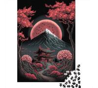 Rompecabezas de 1000 piezas de Un santuario japonés Para adultos, Regalo de Halloween, rompecabezas de Madera Para Adolescentes, decoración única Para el hogar y Regalos, 1000 piezas (75 x 50 cm)