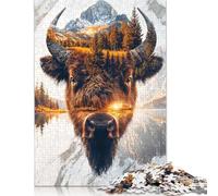 Rompecabezas de 1000 piezas de Wild Spirit of The Prairie Para adultos, Regalo de Halloween, juego educativo, juguete de desafío, 1000 piezas (75 x 50 cm)