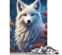 Rompecabezas de 1000 piezas de Zorro Con Arte Animal Para adultos y Adolescentes, rompecabezas de Madera, juego educativo, juguete de desafío, Regalo de cumpleaños, 1000 piezas (75 x 50 cm)
