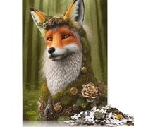 Rompecabezas de 1000 piezas de zorros Con Arte Animal Para adultos, Regalo de Halloween, juego educativo, juguete de desafío, 1000 piezas (75 x 50 cm)