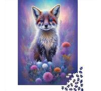 Rompecabezas de 1000 piezas de zorros Con Arte Animal Para adultos, Regalo de Halloween, juguetes educativos de aprendizaje, 1000 piezas (38 x 26 cm)