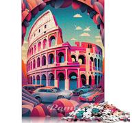 Rompecabezas de 1000 piezas Del Coliseo Romano 1 Para adultos, rompecabezas de Papel, Regalos de Halloween, rompecabezas Para adultos, juego educativo, juguete de desafío, 1000 piezas (75 x 50 cm)